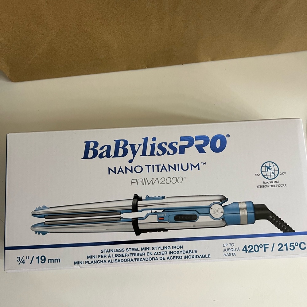 BaBylissPRO Nano Titanium mini styling iron